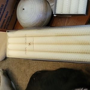 Honeycomb beeswax candles Vintage